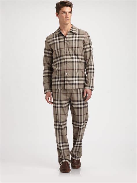 burberry classic silk mens pajamas|burberry clothing for men.